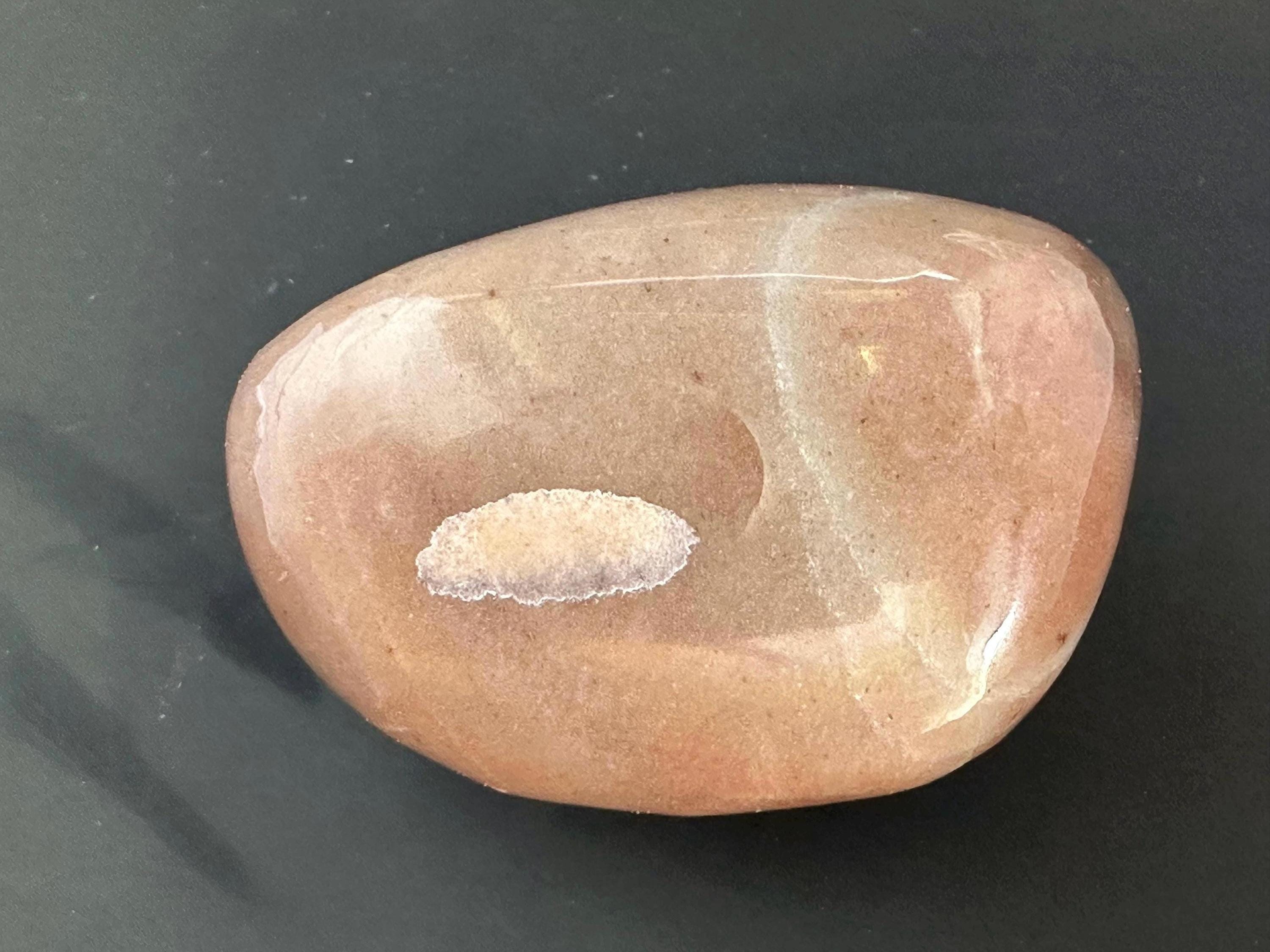 Stormy Brown and Pink Quartz.  4.7 oz
