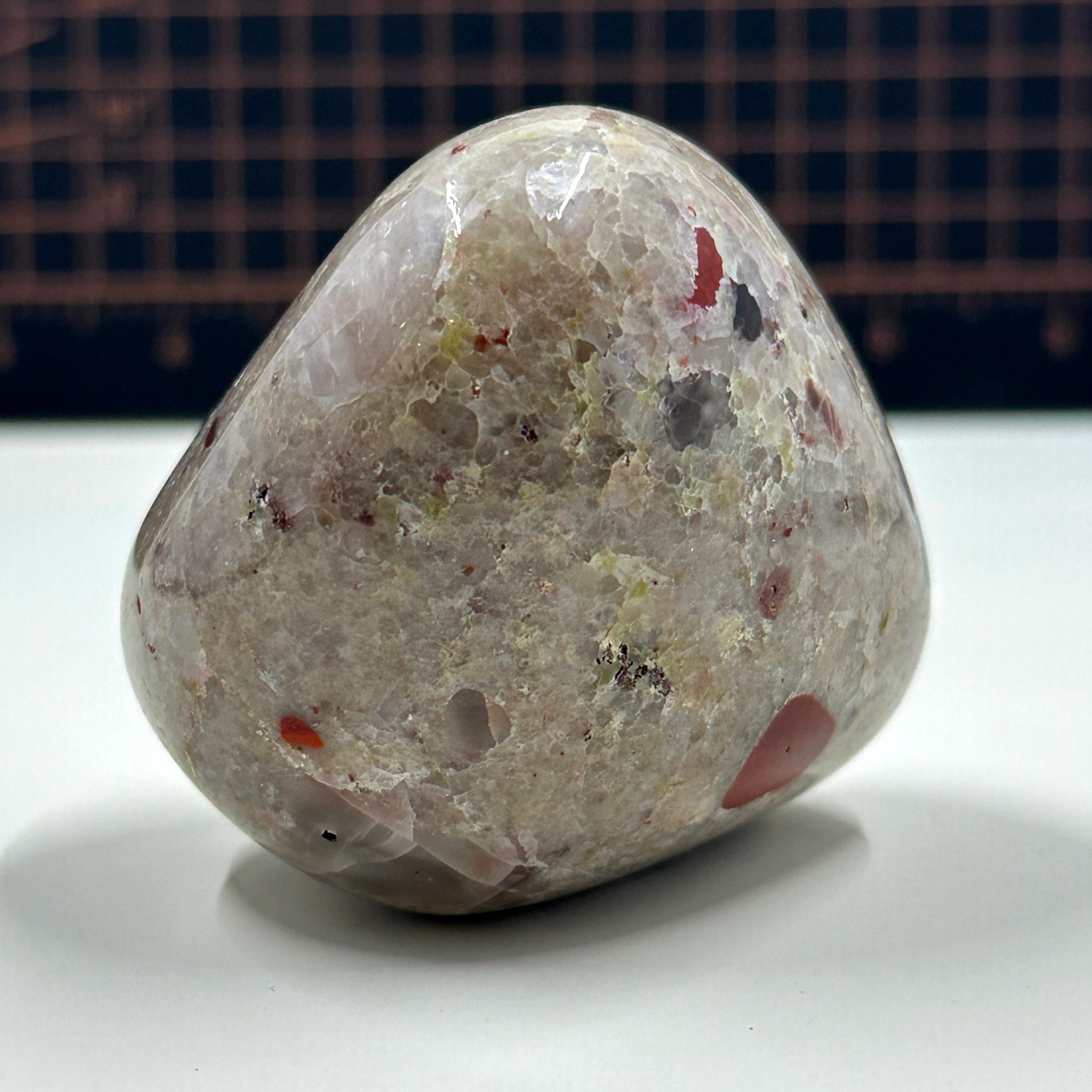 Polished Michigan Pudding Stone - Red Jasper, Chert & Quartz Inclusions - 031