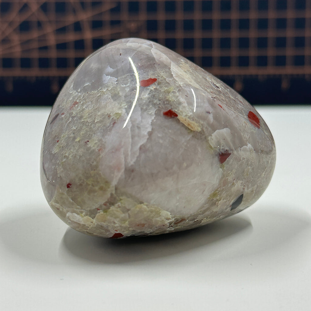 Polished Michigan Pudding Stone - Red Jasper, Chert & Quartz Inclusions - 031
