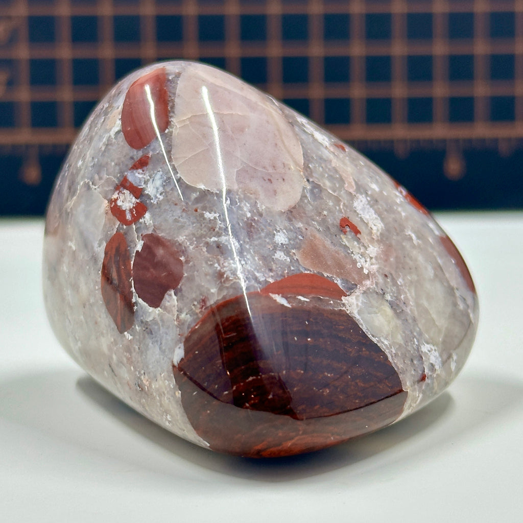 Polished Michigan Pudding Stone - Red Jasper, Chert & Quartz Inclusions 030