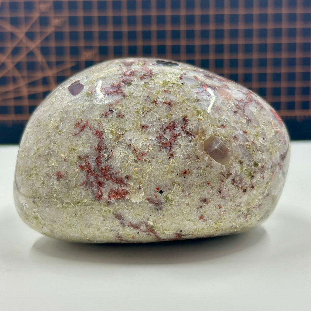 Polished Michigan Pudding Stone – Red Jasper, Chert & Quartz Inclusions