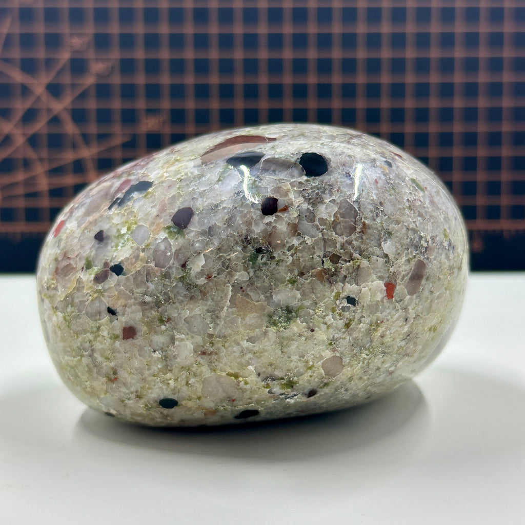 Polished Michigan Pudding Stone – Red Jasper, Chert & Quartz Inclusions