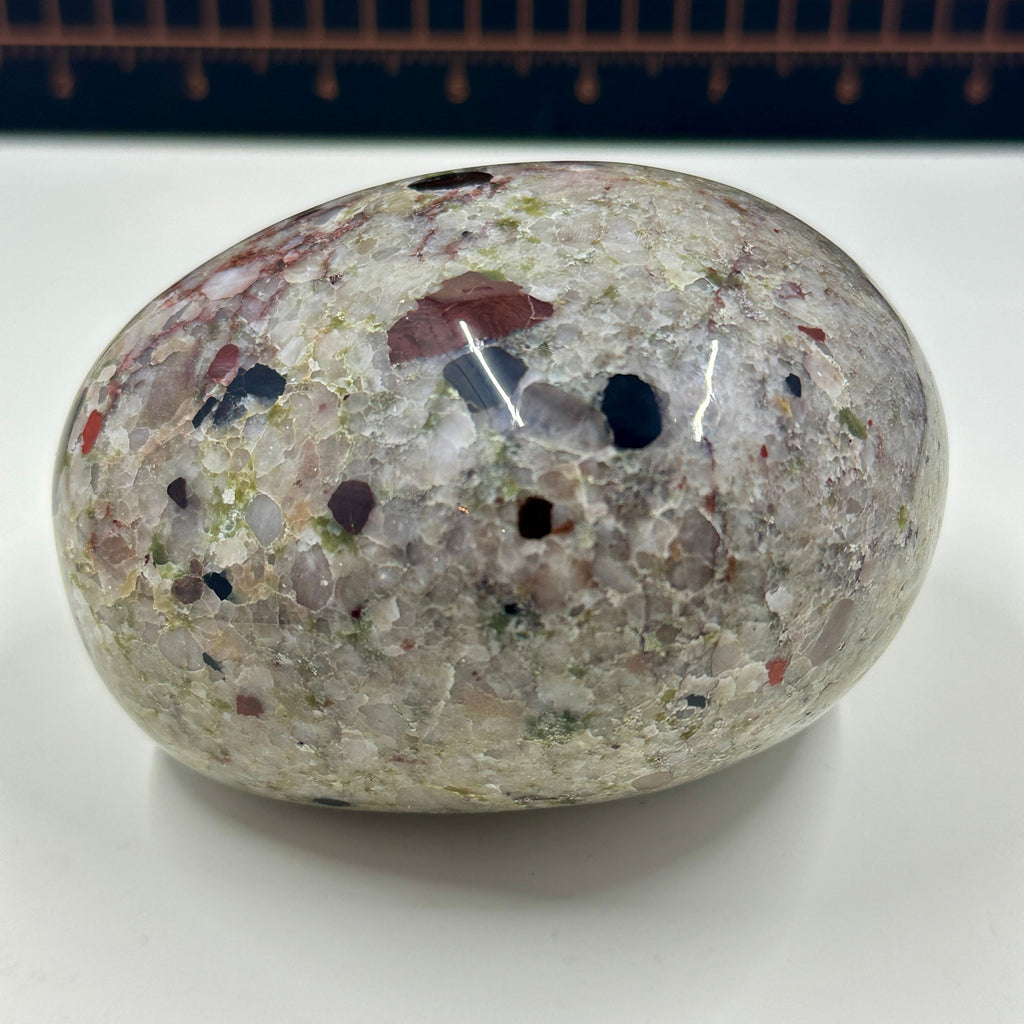 Polished Michigan Pudding Stone – Red Jasper, Chert & Quartz Inclusions