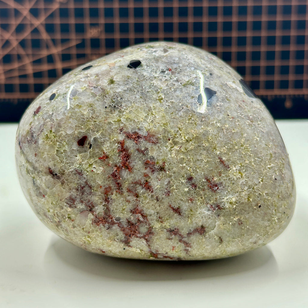 Polished Michigan Pudding Stone – Red Jasper, Chert & Quartz Inclusions