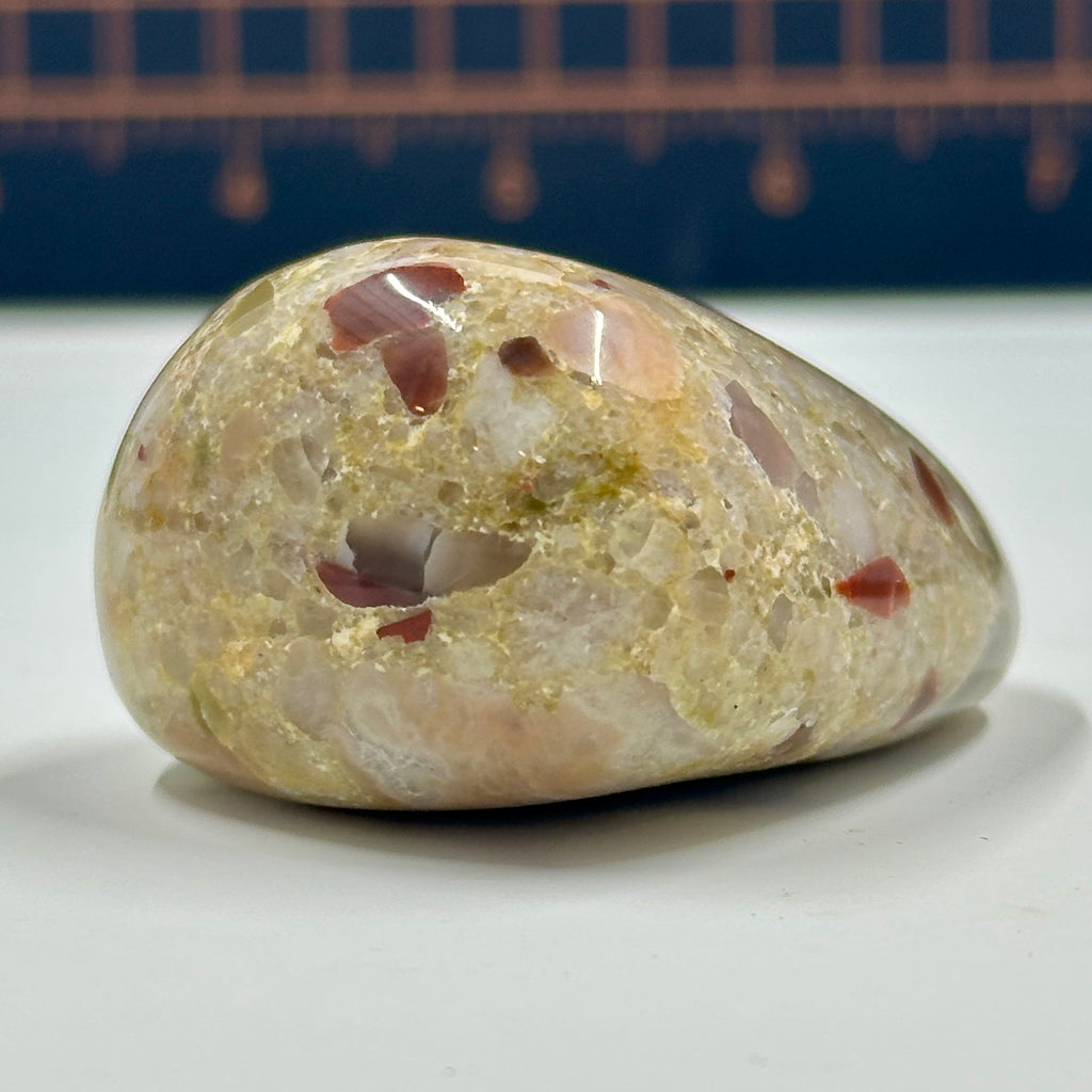 Polished Michigan Pudding Stone - Red Jasper, Chert & Quartz Inclusions 029