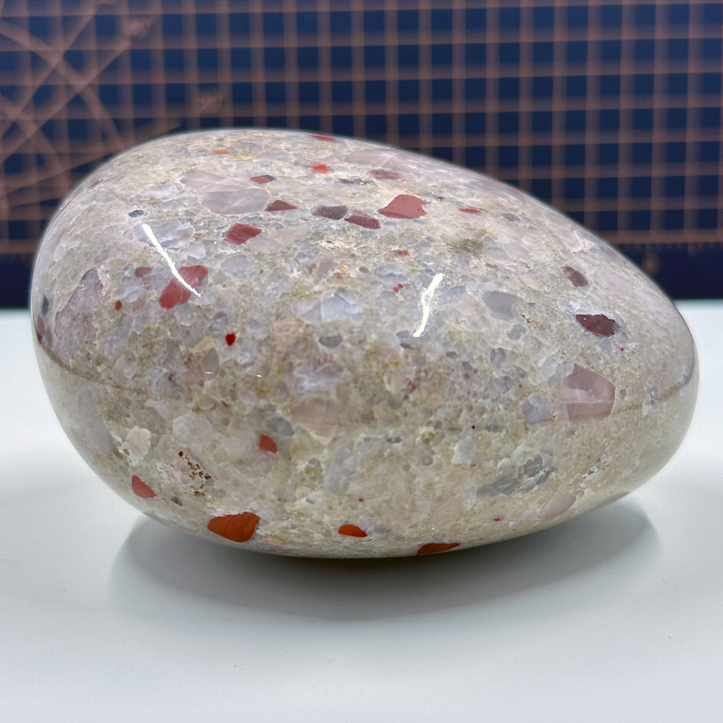 Polished Michigan Pudding Stone - Red Jasper & Chert Inclusions 032