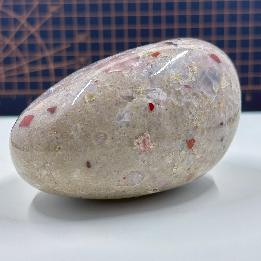 Polished Michigan Pudding Stone - Red Jasper & Chert Inclusions 032