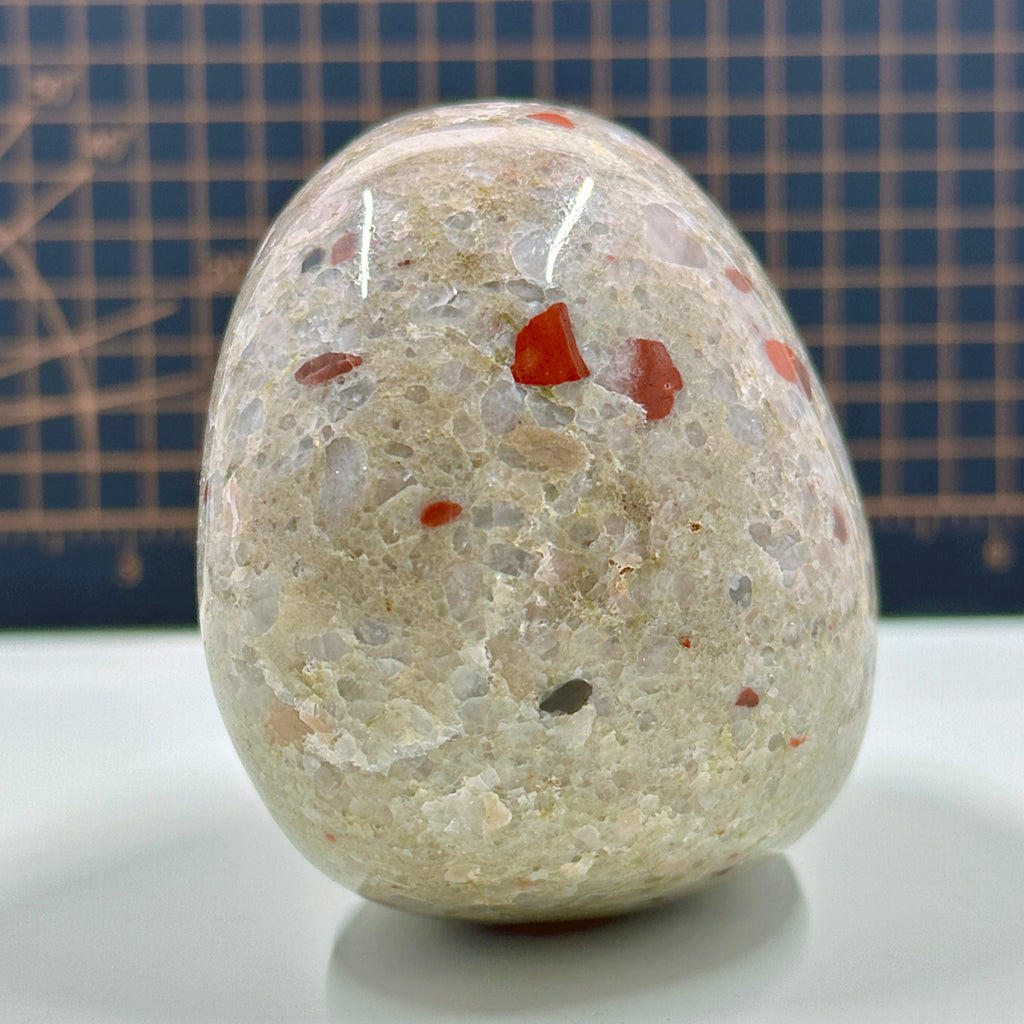 Polished Michigan Pudding Stone - Red Jasper & Chert Inclusions 032