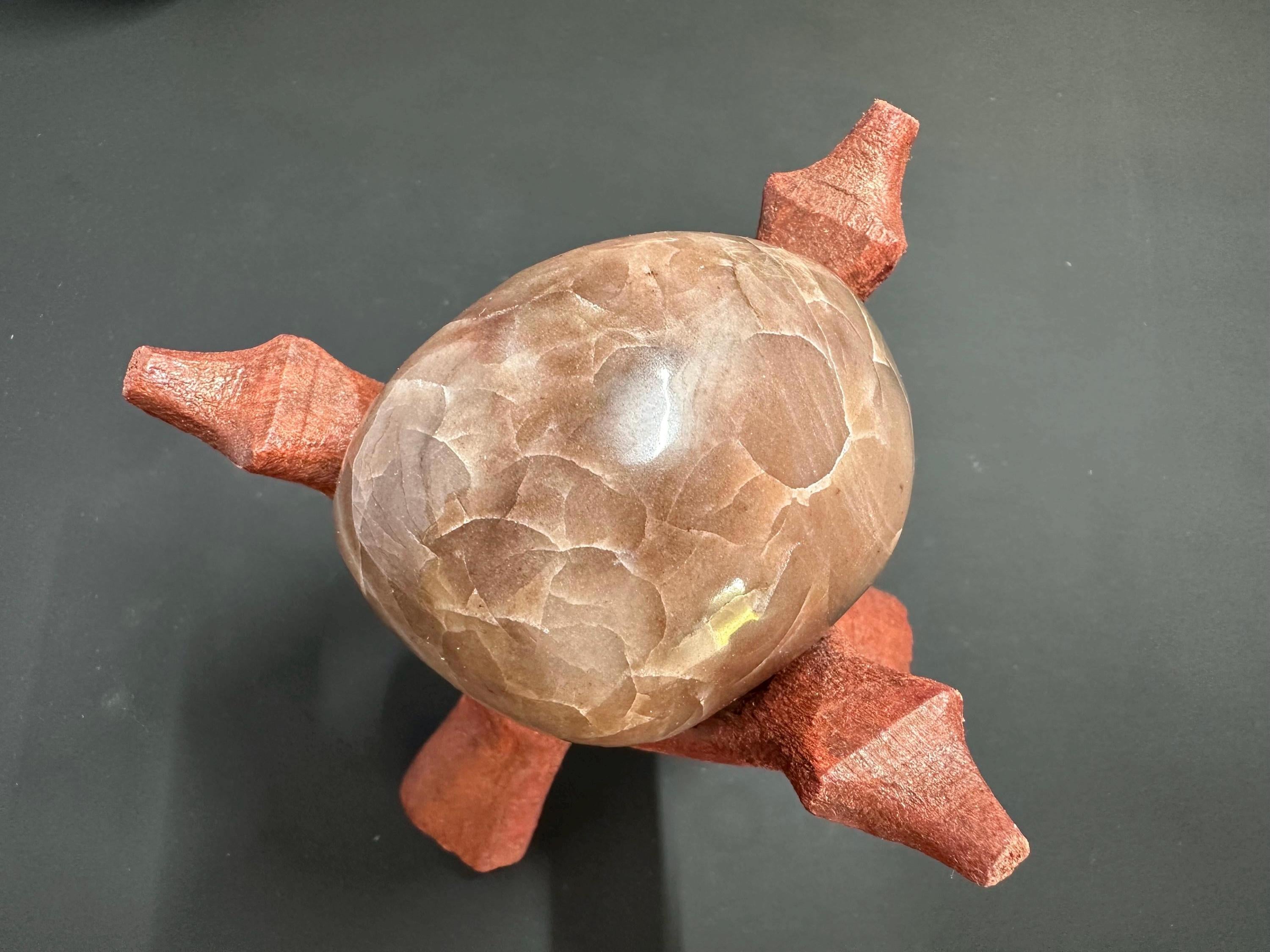 Stormy Brown and Pink Quartz.  4.7 oz