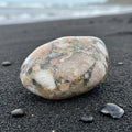 Rare Polished Michigan Pudding Stone - Hematite & Epidote Quartzite Matrix with Feldspar Inclusion 038